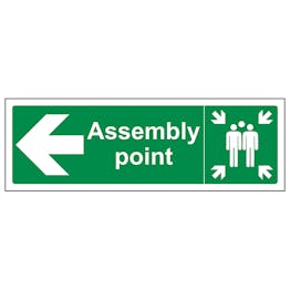 Assembly Point Arrow Left | Fire Assembly | Safety Signs | Safety Signs ...