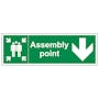 Assembly Point Arrow Down