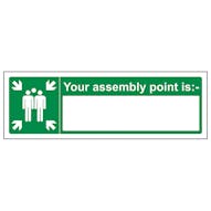 Your Assembly Point Is With Blank - Landscape
