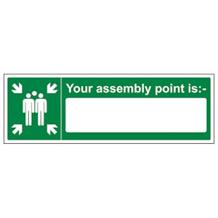 Your Assembly Point Is With Blank - Landscape