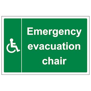 Emergency Evacuation Chair - Large Landscape