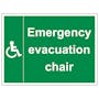 Emergency Evacuation Chair - Large Landscape