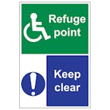 Refuge Point/Keep Clear - Portrait