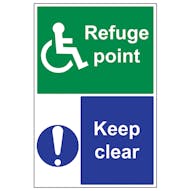 Refuge Point/Keep Clear - Portrait