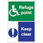 Refuge Point/Keep Clear - Portrait