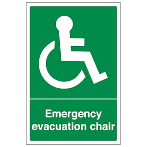 Emergency Evacuation Chair - Portrait