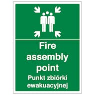 English/Polish - Fire Assembly Point