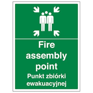 English/Polish - Fire Assembly Point