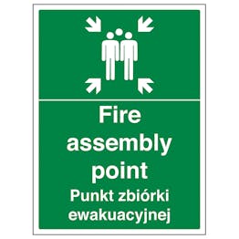 English/Polish - Fire Assembly Point