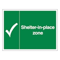 Shelter-In-Place Zone with Tick