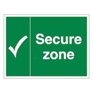 Secure Zone with Tick