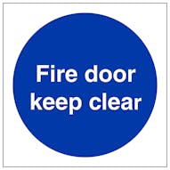 Fire Door Keep Clear