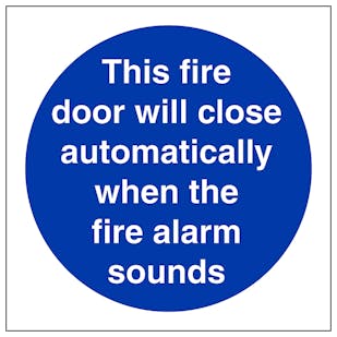 This Fire Door Will Close Automatically