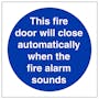 This Fire Door Will Close Automatically