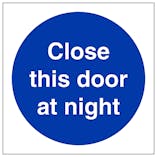 Close This Door At Night