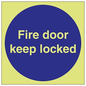 GITD Fire Door Keep Locked