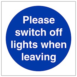 Please Switch Off Lights