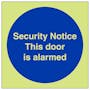 GITD Security Notice This Door Is Alarmed