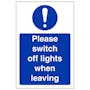 Please Switch Off Lights - Portrait