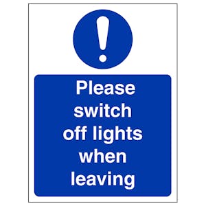Please Switch Off Lights - Portrait