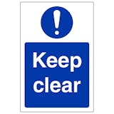 Keep Clear - Portrait