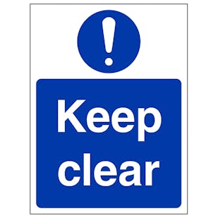 Keep Clear - Portrait