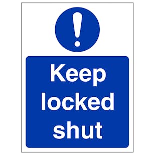 Keep Locked Shut - Portrait