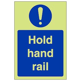 GITD Hold Hand Rail - Portrait