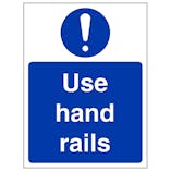 Use Hand Rails - Portrait
