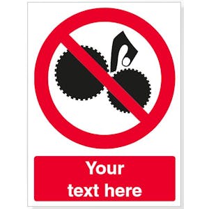 Custom Do Not Use Machine Safety Sign
