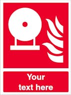 Custom Fixed Fire Extinguishing Bottle  Safety Sign