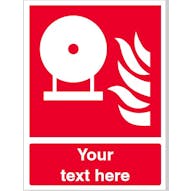 Custom Fixed Fire Extinguishing Bottle Safety Sign