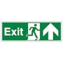 Exit Arrow Up - Landscape