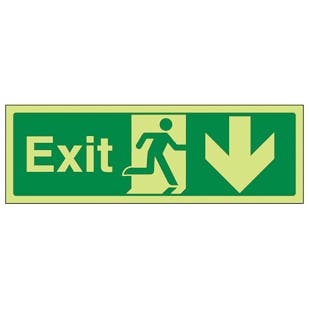 GITD Exit Arrow Down