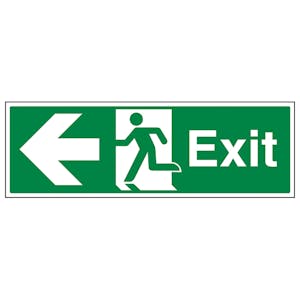 Exit Arrow Left - Landscape