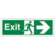 Exit Arrow Right - Landscape