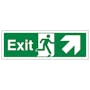 Exit Arrow Up And Right - Landscape