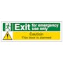 Emergency Use/Caution Alarmed - Landscape