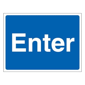 Enter - Landscape - Blue