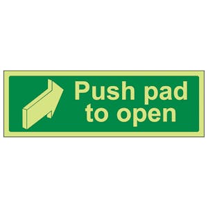 GITD Push Pad To Open - Landscape