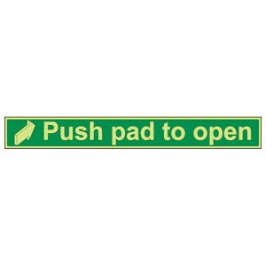GITD Push Pad To Open - Long Landscape