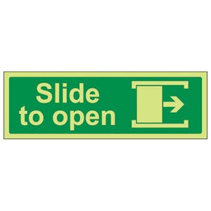 GITD Slide To Open Right - Landscape