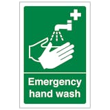 Emergency Hand Wash - Portrait