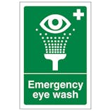 Eco-Friendly Emergency Eye Wash - Portrait