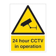 Removable Vinyl CCTV Signs