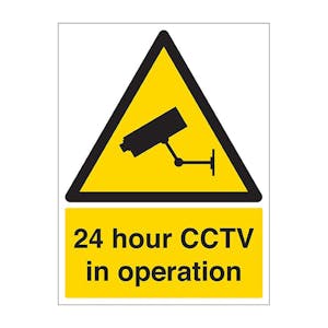 Removable Vinyl CCTV Signs