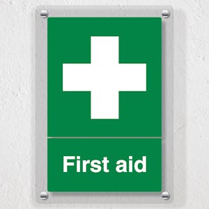 First Aid - Acrylic Signs 