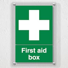 First Aid Box - Portrait - Acrylic Sign