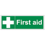 First Aid - Landscape - Removable Vinyl