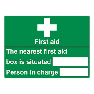 The Nearest First Aid Box Is Situated - Landscape